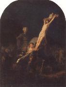 REMBRANDT Harmenszoon van Rijn, The Raising of the Cross